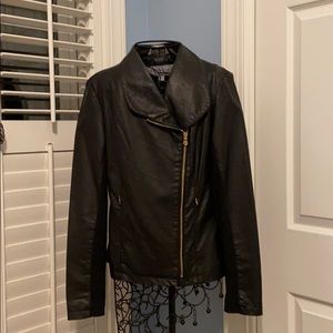Marc NY/Andrew Marc Black Faux Leather Jacket